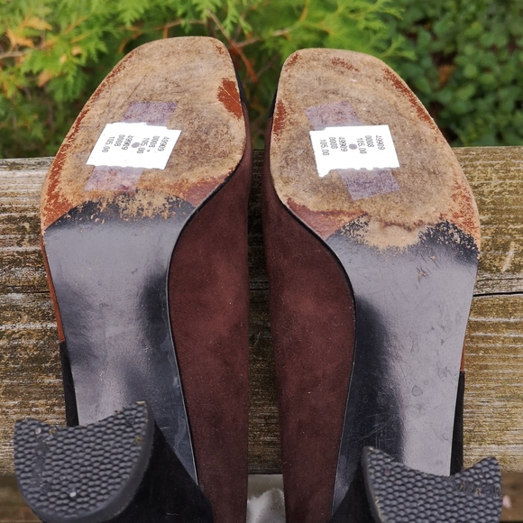 Stuart Weitzman patchwork leather heels - Picture 7 of 8